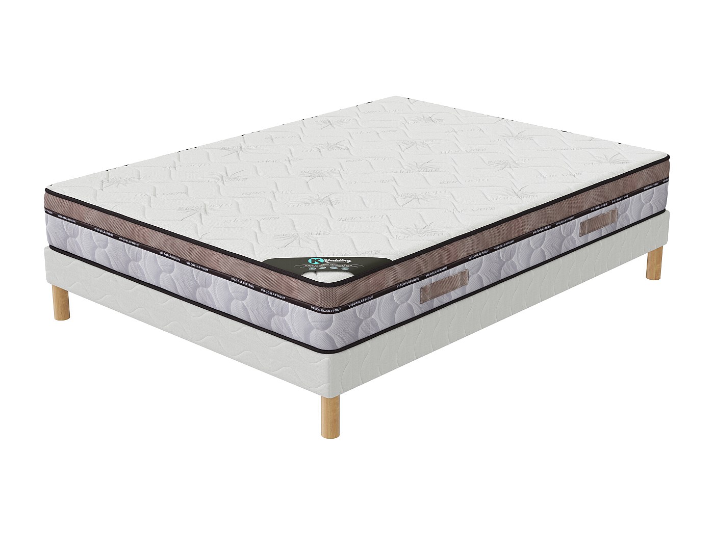 Matelas Memory Foam MiaSuite 140x190 Cm - Orthopédique 25 Cm - Anti-acarien
