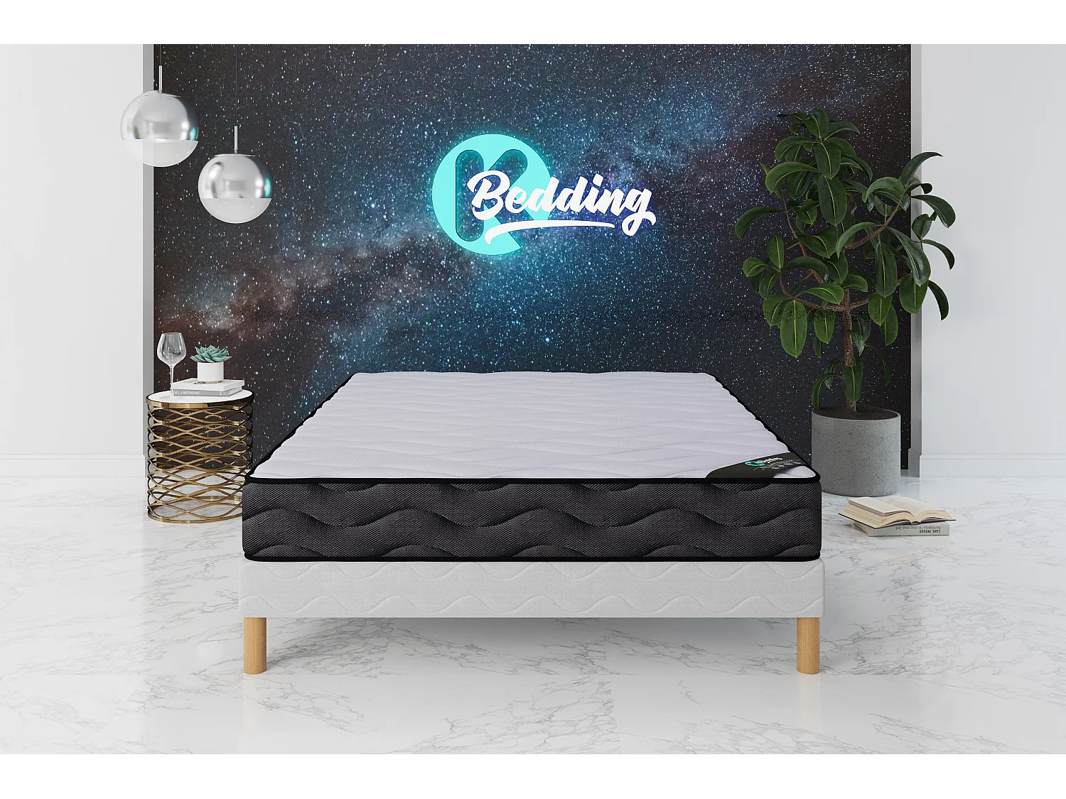 3D |Ensemble Matelas 140x190 Hauteur 20cm