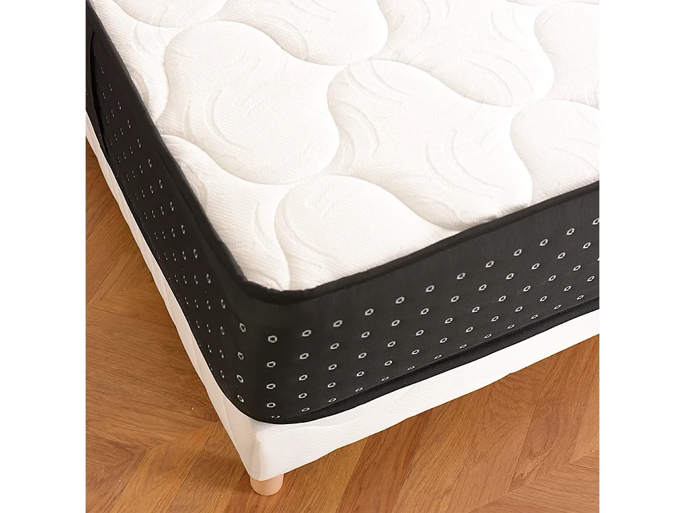 Ensemble Sommier + Matelas Cosmos 26 cm – 90x190 – Mousse Polyuréthane