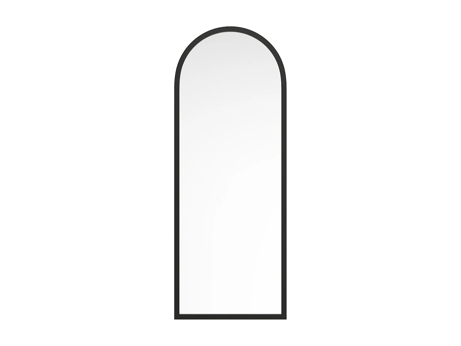 Stor buespeil i paulowniatre - L. 65 x H. 170 cm - Svart - SHANGI