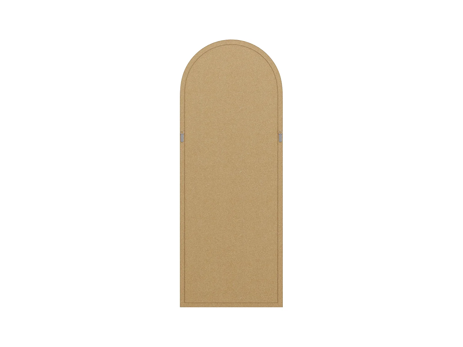 Gran espejo arqueado de madera de paulownia - L. 65 x A. 170 cm - Negro - SHANGI
