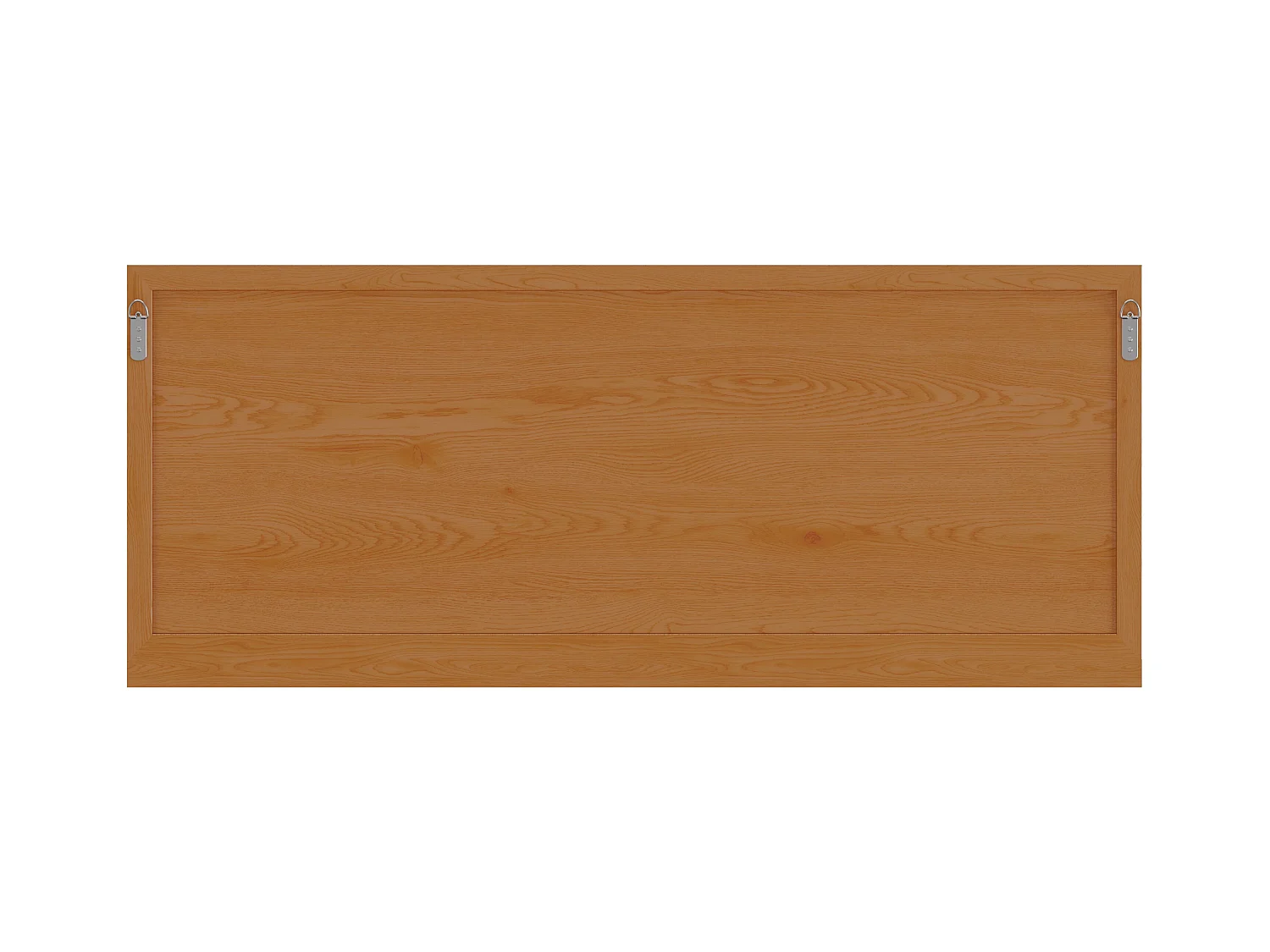 Wandspiegel met plankje van eikenhout - L120 x H50 cm - Naturel - JIAO