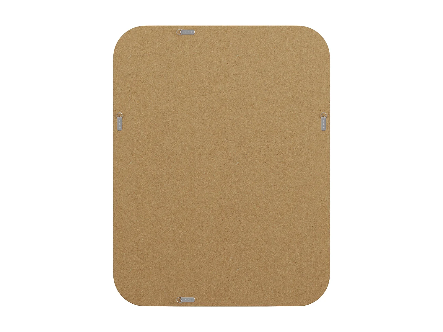 Miroir rectangulaire  en bois de paulownia - L. 85 x H. 110 cm - Noir - JIMIA