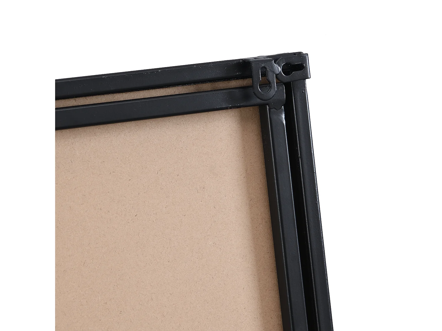 Miroir fenêtre industriel en métal - L. 140 x H. 75 cm - Noir - MAASTRICHT