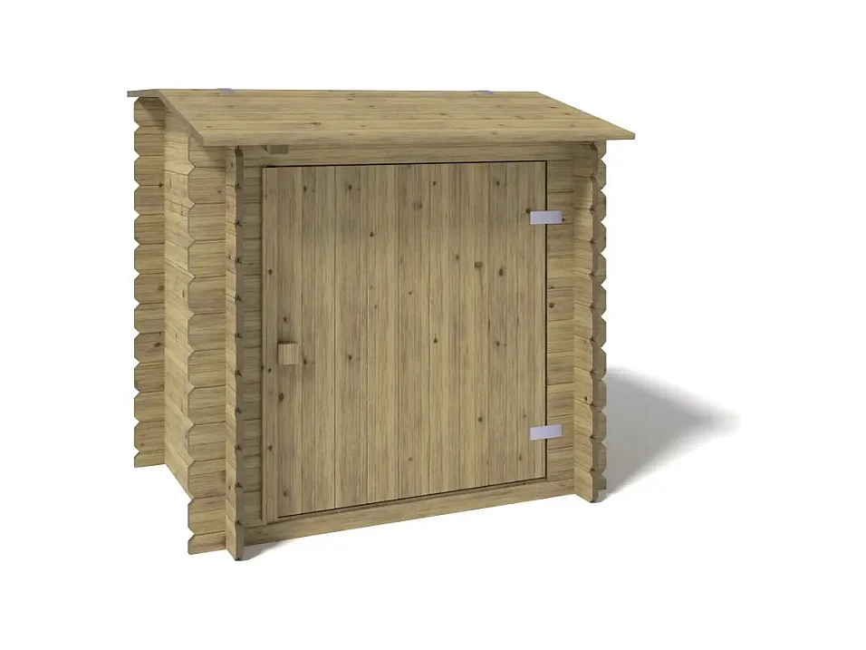 Armadietto da giardino per piscina per attrezzature 1.20x0.89 m H.1.13 m - Impregnato - SZA7 - ALTANKA