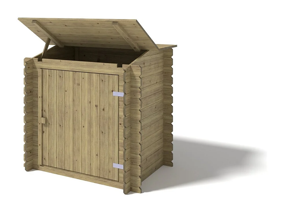 Armadietto da giardino per piscina per attrezzature 1.2x0.89 m H.1.13 m - Impregnato - SZA7 - ALTANKA