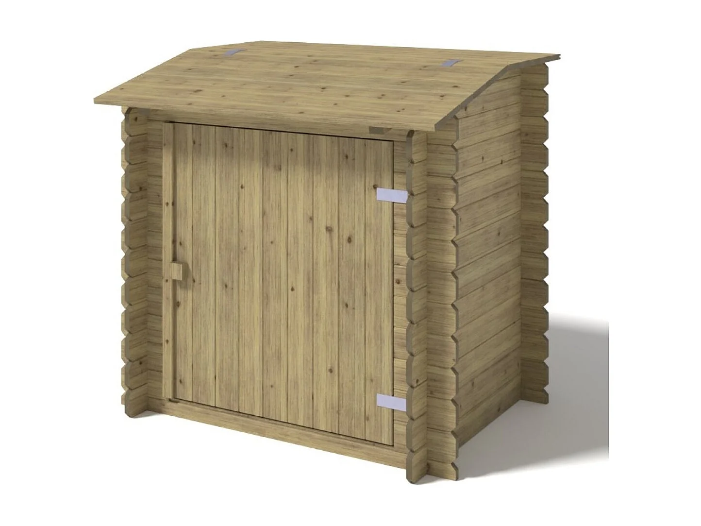 Armadietto da giardino per piscina per attrezzature 1.2x0.89 m H.1.13 m - Impregnato - SZA7 - ALTANKA