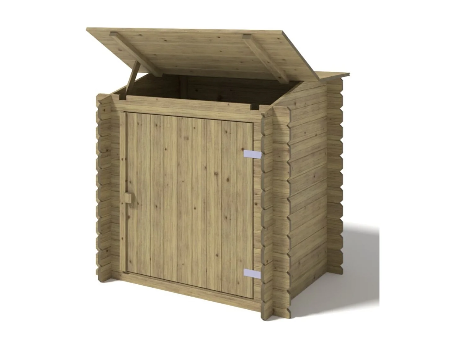 Armadietto da giardino per piscina per attrezzature 1.2x0.89 m H.1.13 m - Impregnato - SZA7 - ALTANKA