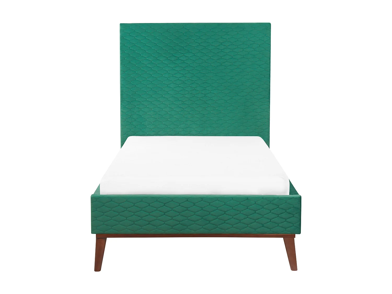 Bed Fluweel BAYONNE 90 x 200 cm Groen