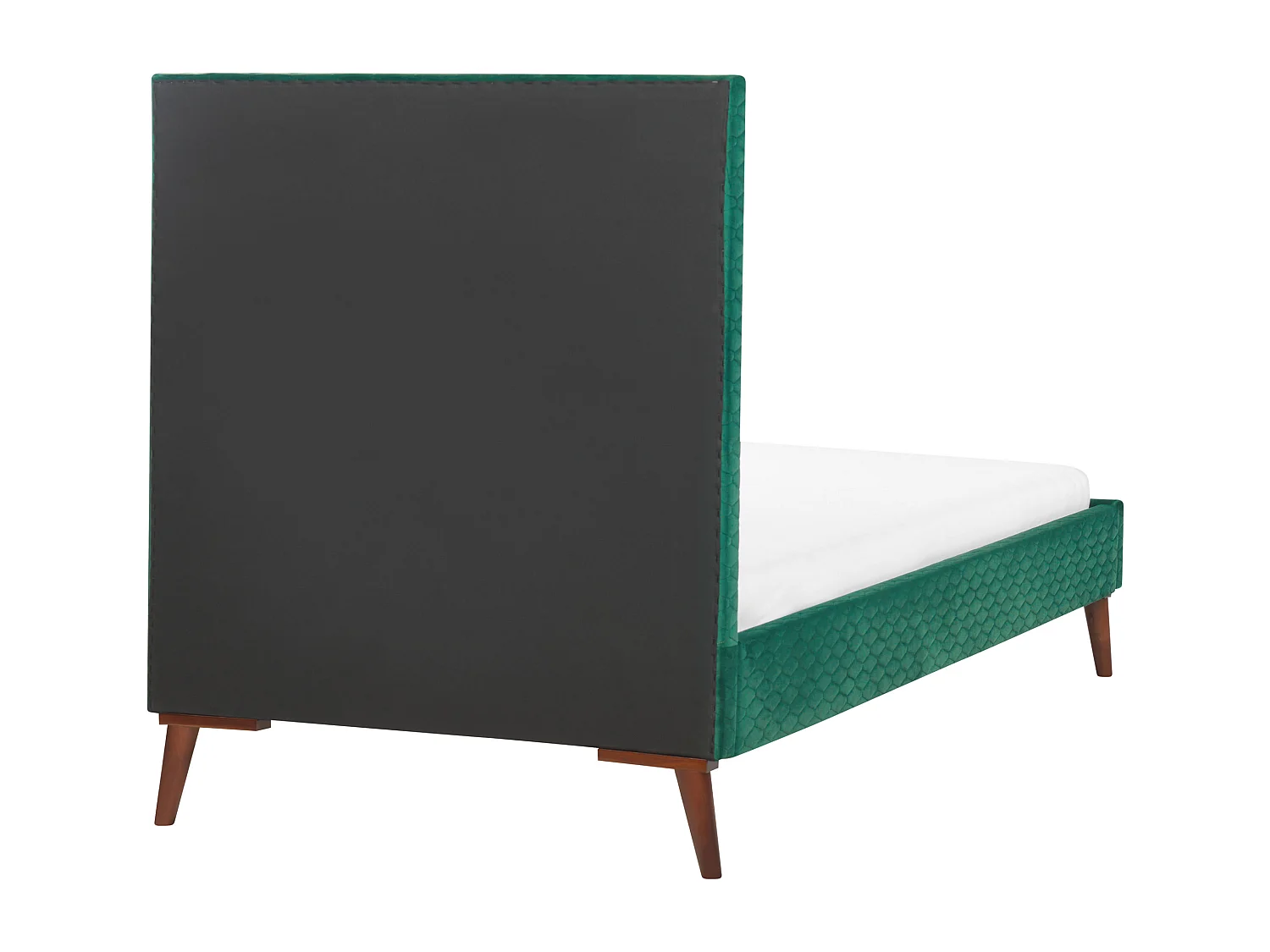 Bed Fluweel BAYONNE 90 x 200 cm Groen