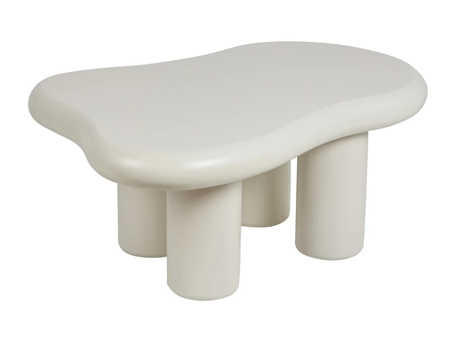 Table basse ONDLE Blanc cassé