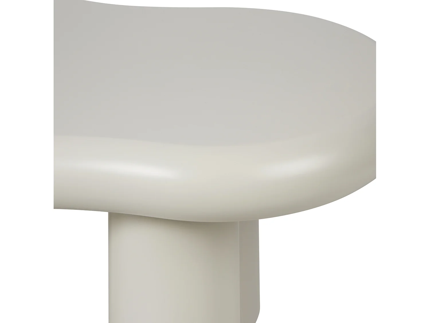 Table basse ONDLE Blanc cassé