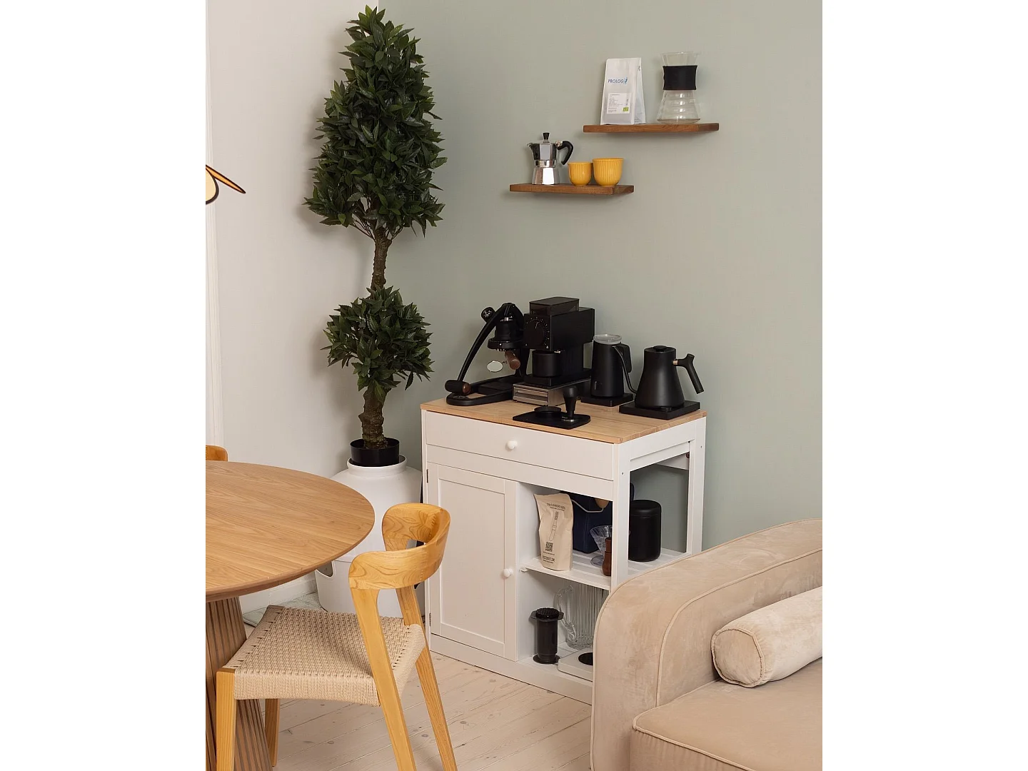 Kunstpflanze im Blumentopf 160 cm LAURELE