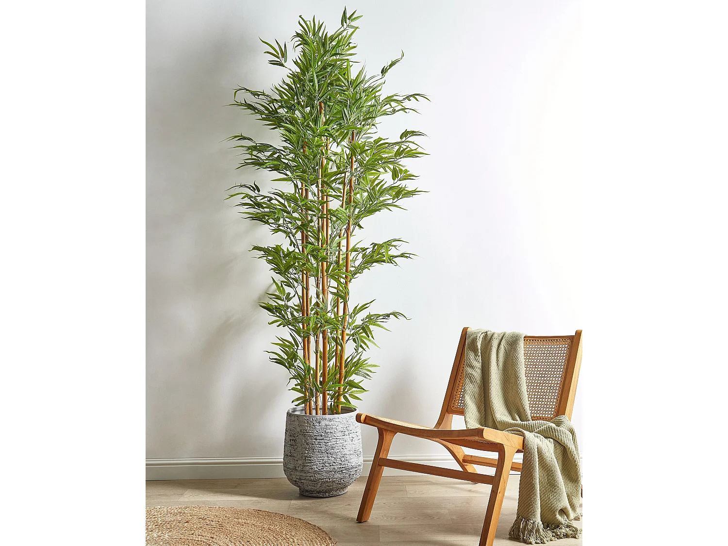 Planta artificial em vaso 220 cm BAMBOO