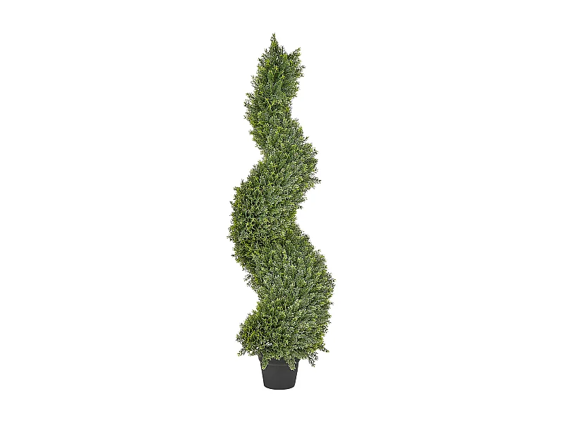Kunstpflanze im Blumentopf 126 cm CYPRESS SPIRAL TREE