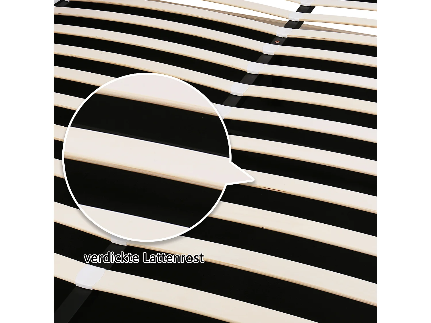 Lit coffre avec tête de lit - 180 x 200 cm - Cuir PU - LEDs - Sommier à lattes - blanc