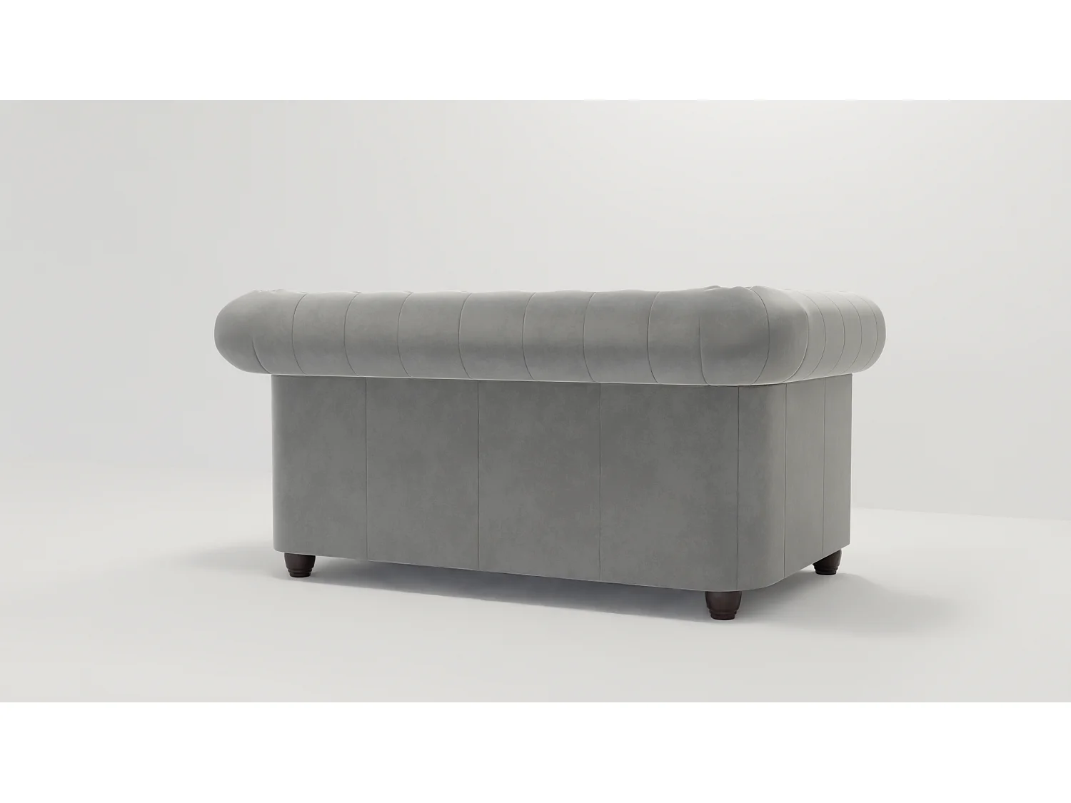 Liv 2-Sitzer Chesterfield Sofa Samt Bezug