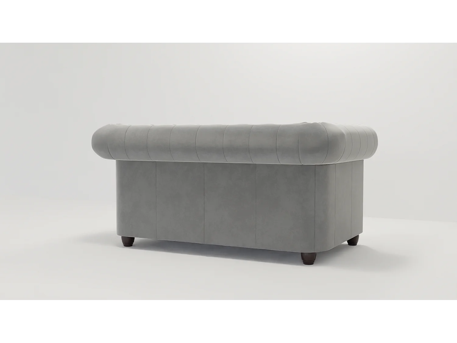 Liv 2-Sitzer Chesterfield Sofa Samt Bezug