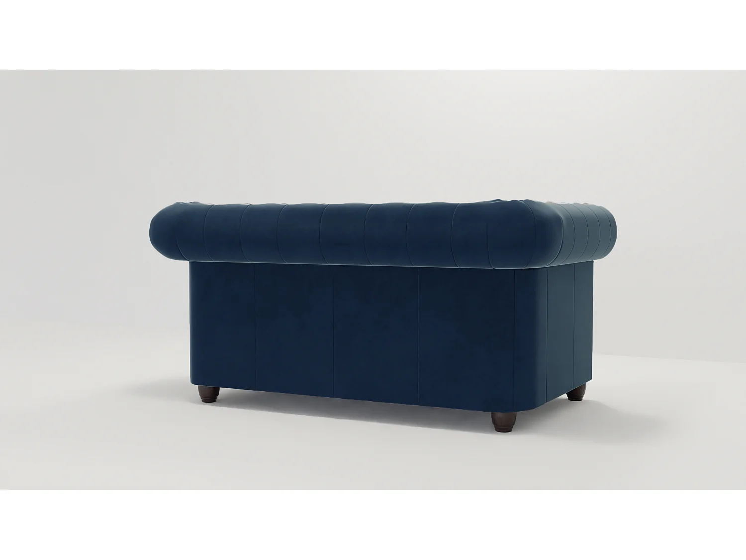 Liv 2-Sitzer Chesterfield Sofa Samt Bezug