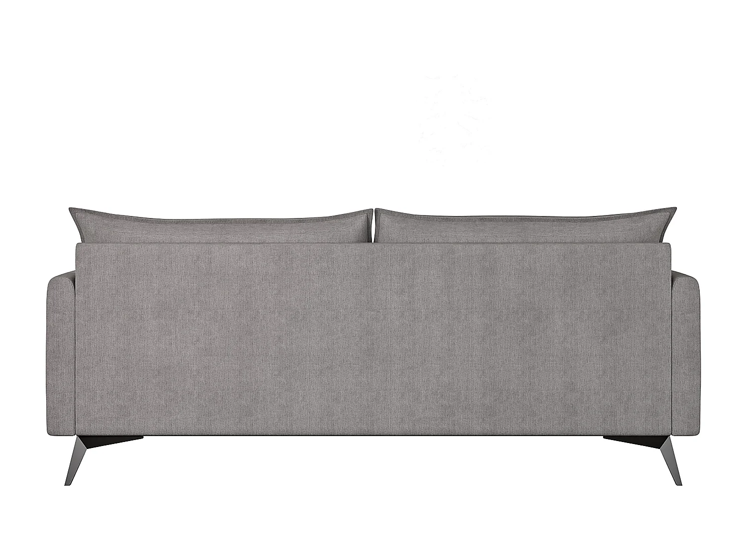Modernes Sofa 3-Sitzer Harris mit Schwarz Metall Füßen