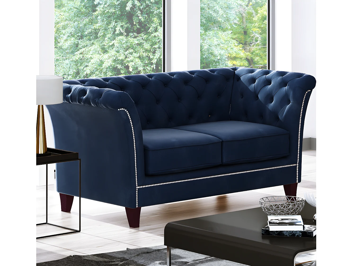 Cohen 2-Sitzer Chesterfield Sofa