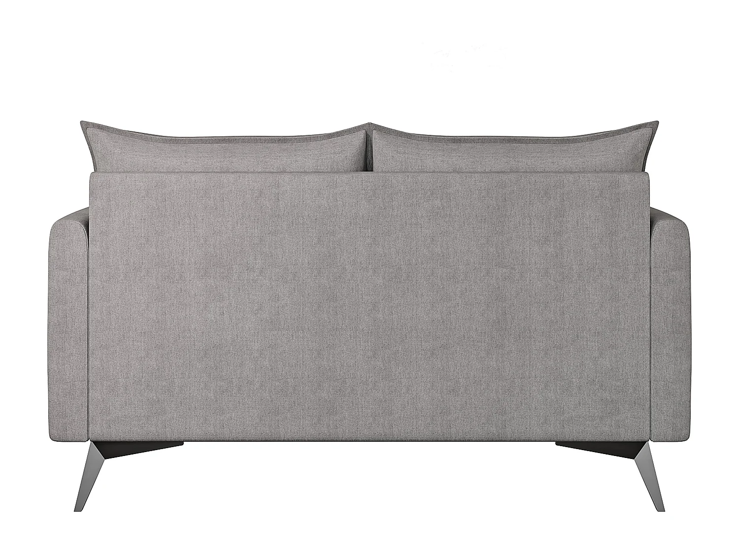 Modernes Sofa 2-Sitzer Harris mit Schwarz Metall Füßen