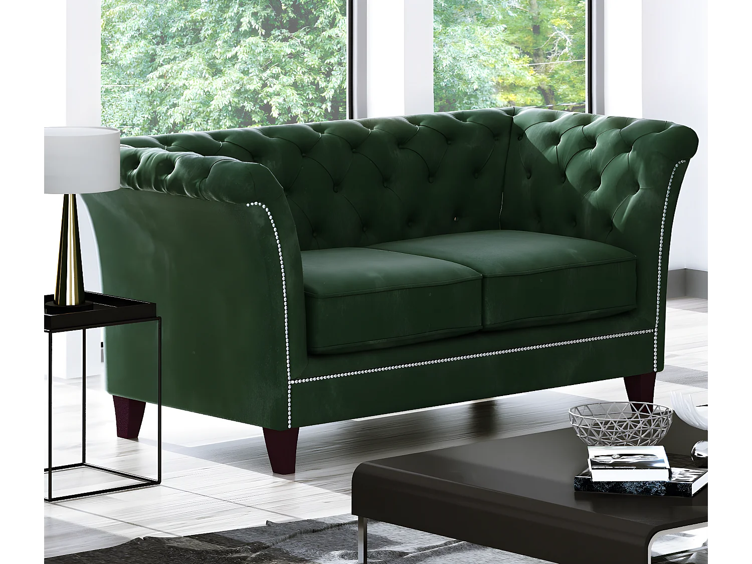 Cohen 2-Sitzer Chesterfield Sofa