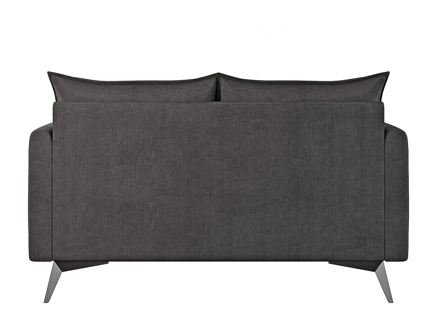 Modernes Sofa 2-Sitzer Harris mit Schwarz Metall Füßen