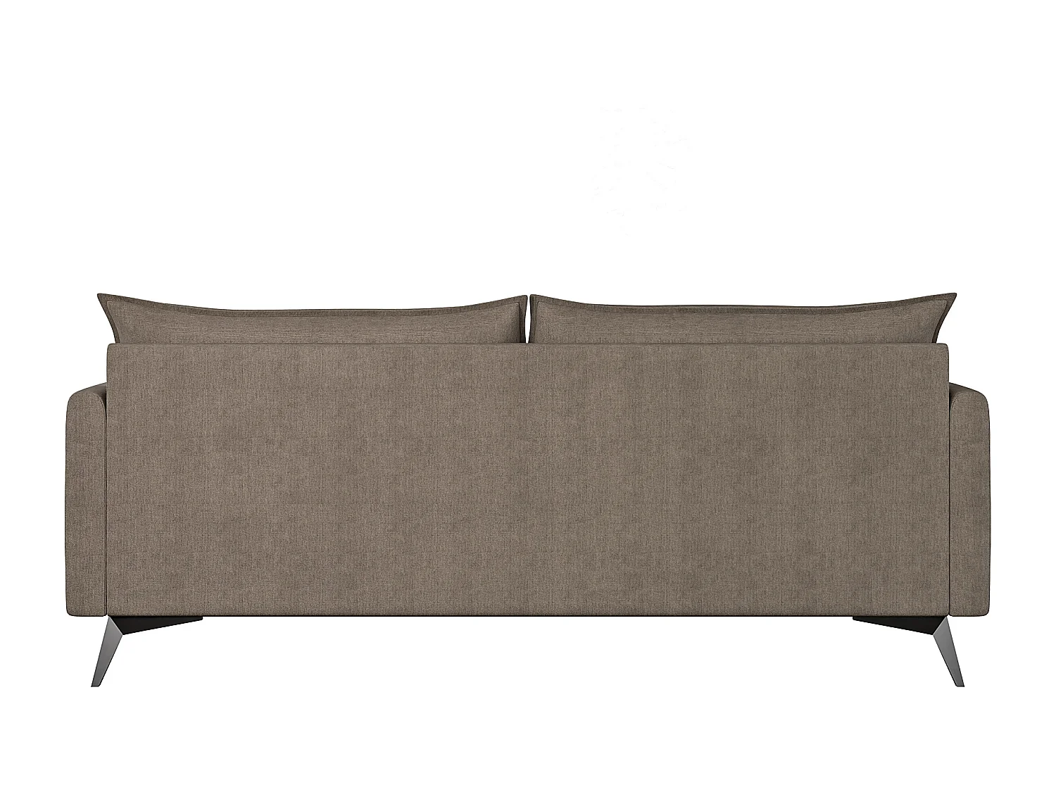 Modernes Sofa 3-Sitzer Harris mit Schwarz Metall Füßen