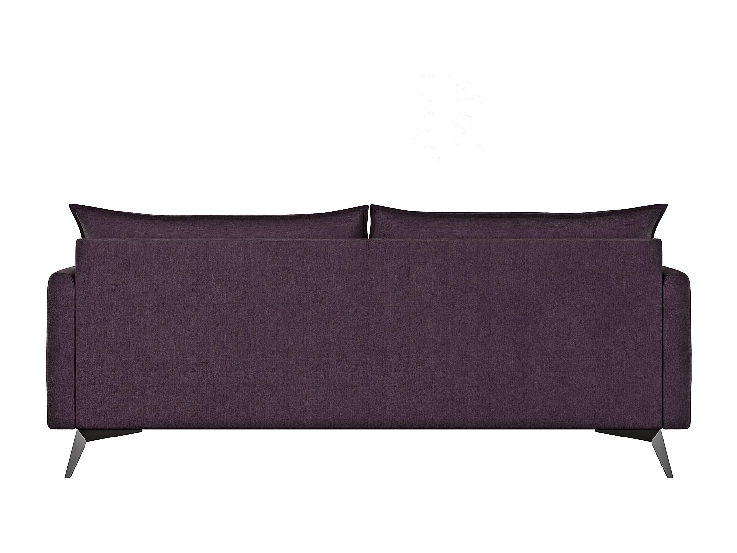 Modernes Sofa 3-Sitzer Harris mit Schwarz Metall Füßen