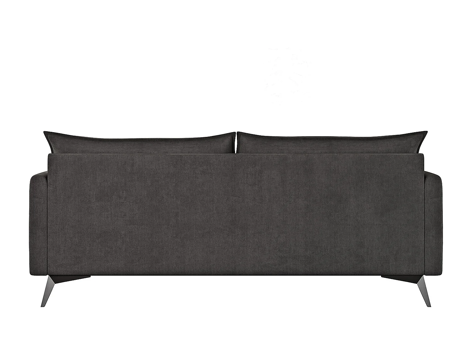 Modernes Sofa 3-Sitzer Harris mit Schwarz Metall Füßen