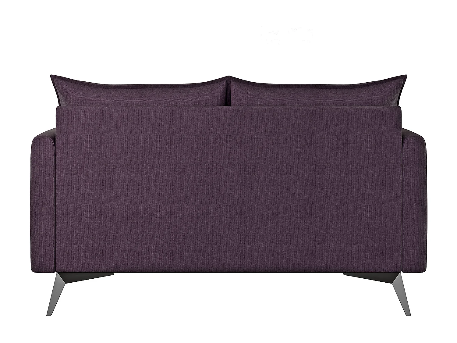 Modernes Sofa 2-Sitzer Harris mit Schwarz Metall Füßen