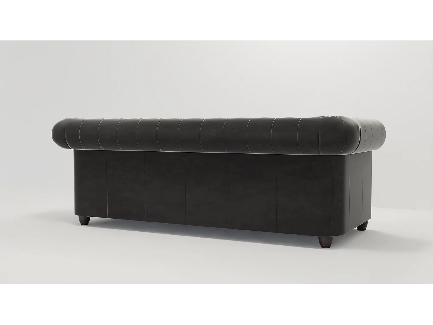 Liv 3-Sitzer Chesterfield Sofa Samt Bezug