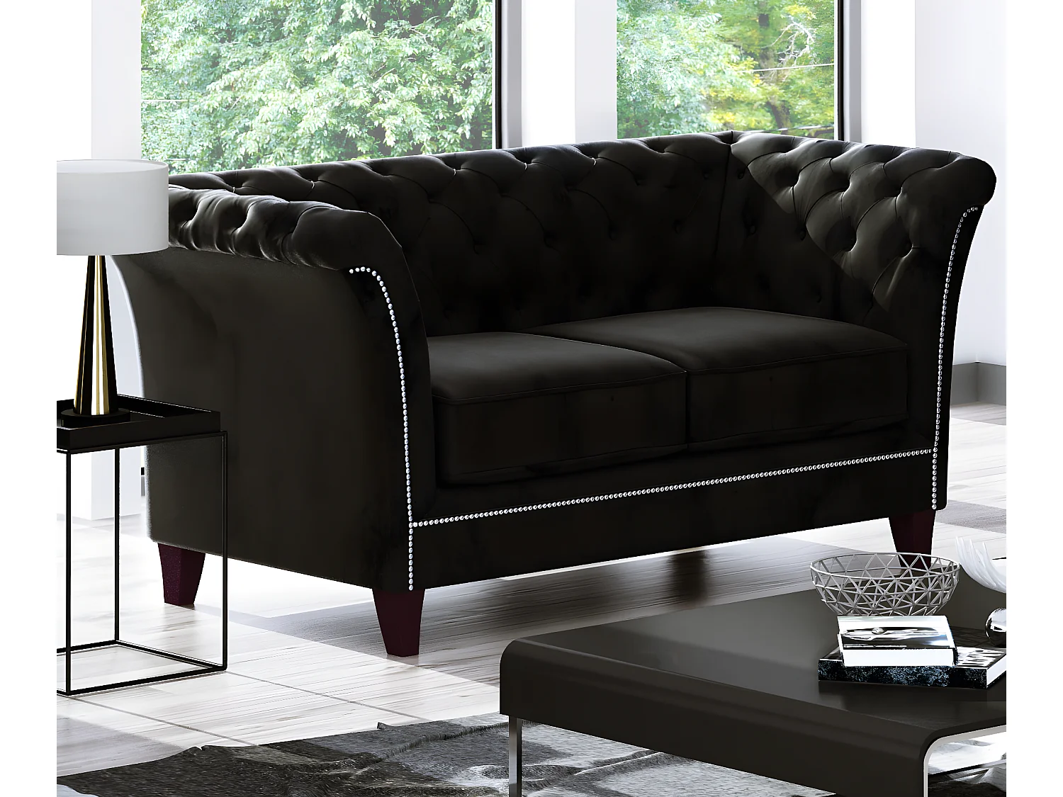 Cohen 2-Sitzer Chesterfield Sofa