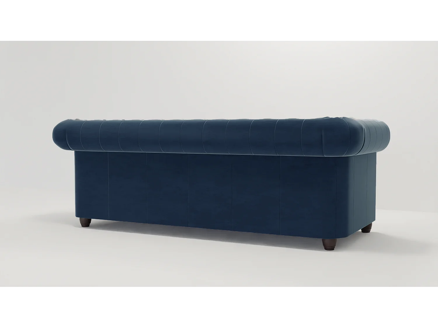 Liv 3-Sitzer Chesterfield Sofa Samt Bezug