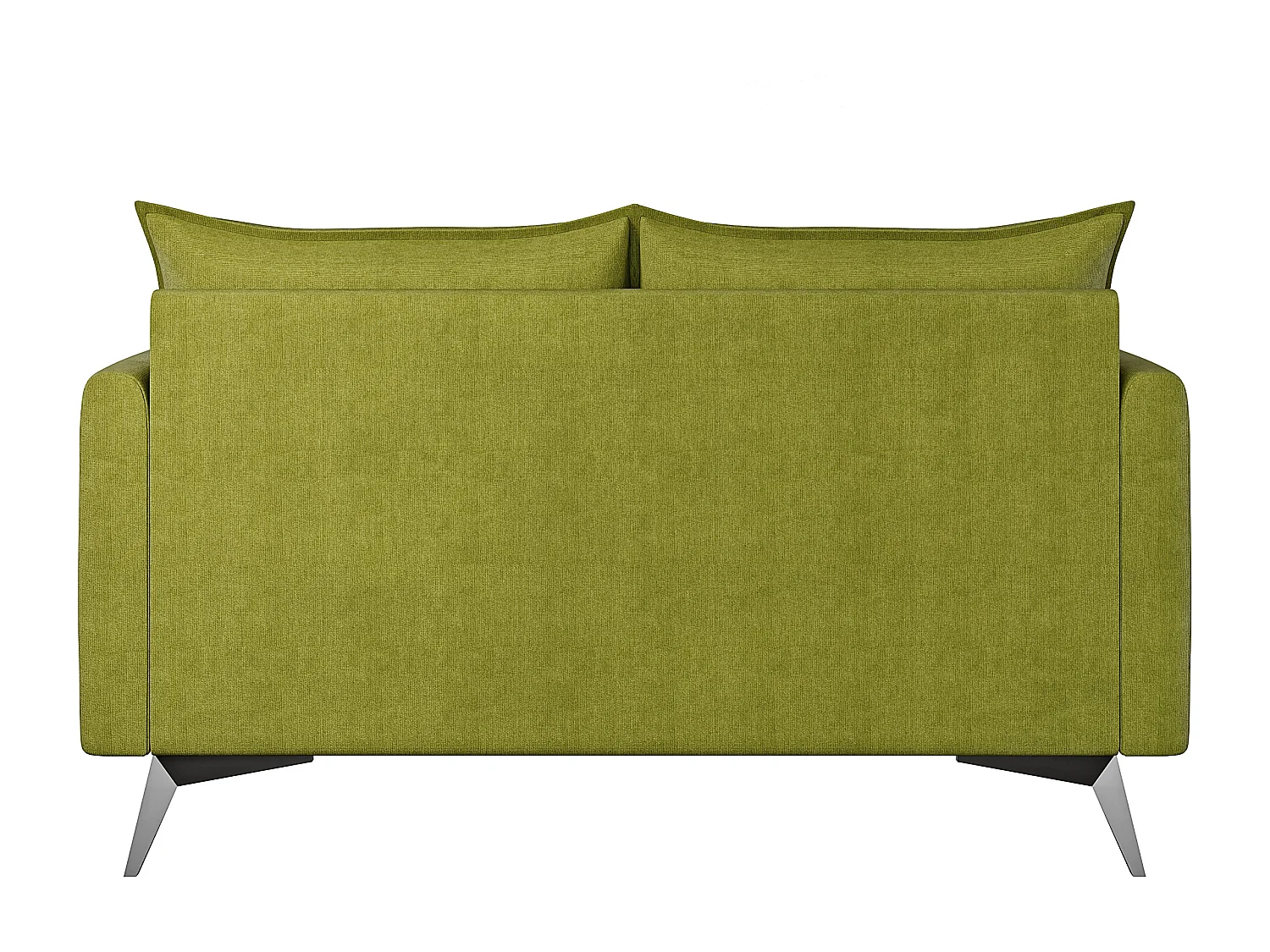 Modernes Sofa 2-Sitzer Harris mit Schwarz Metall Füßen