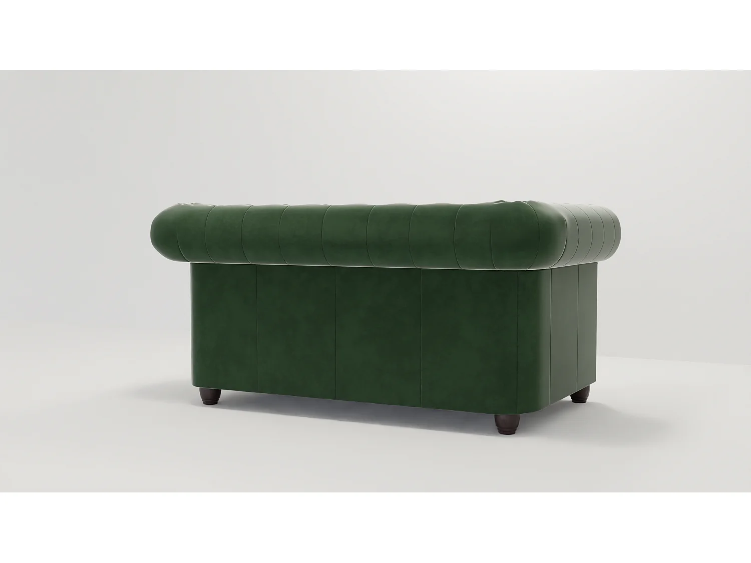Liv 2-Sitzer Chesterfield Sofa Samt Bezug