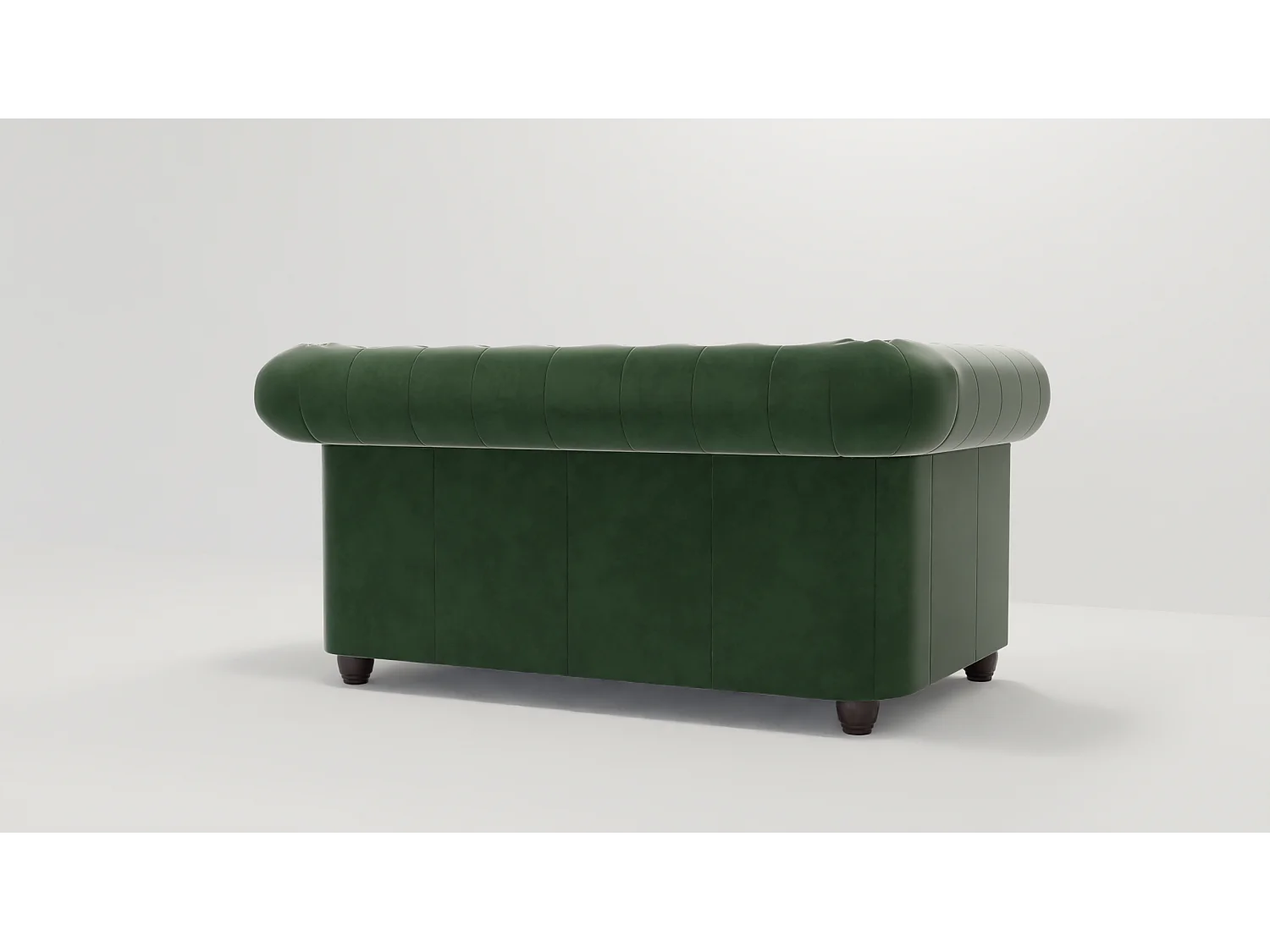 Liv 2-Sitzer Chesterfield Sofa Samt Bezug