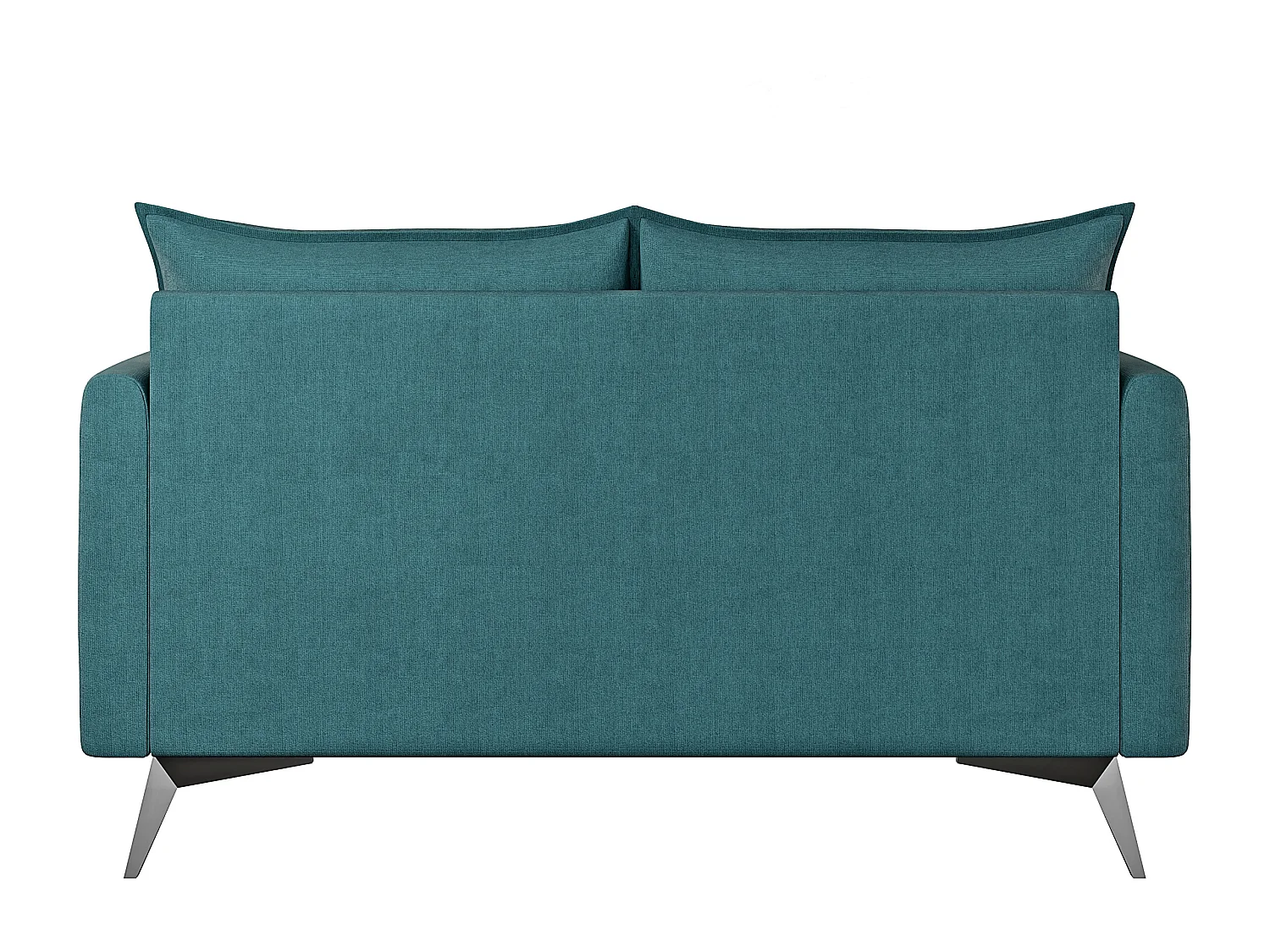 Modernes Sofa 2-Sitzer Harris mit Schwarz Metall Füßen