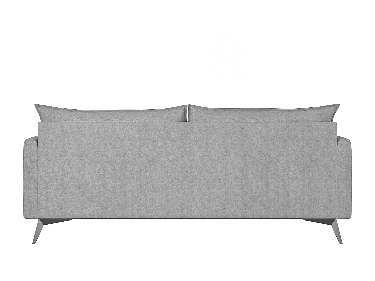 Modernes Sofa 3-Sitzer Harris mit Schwarz Metall Füßen