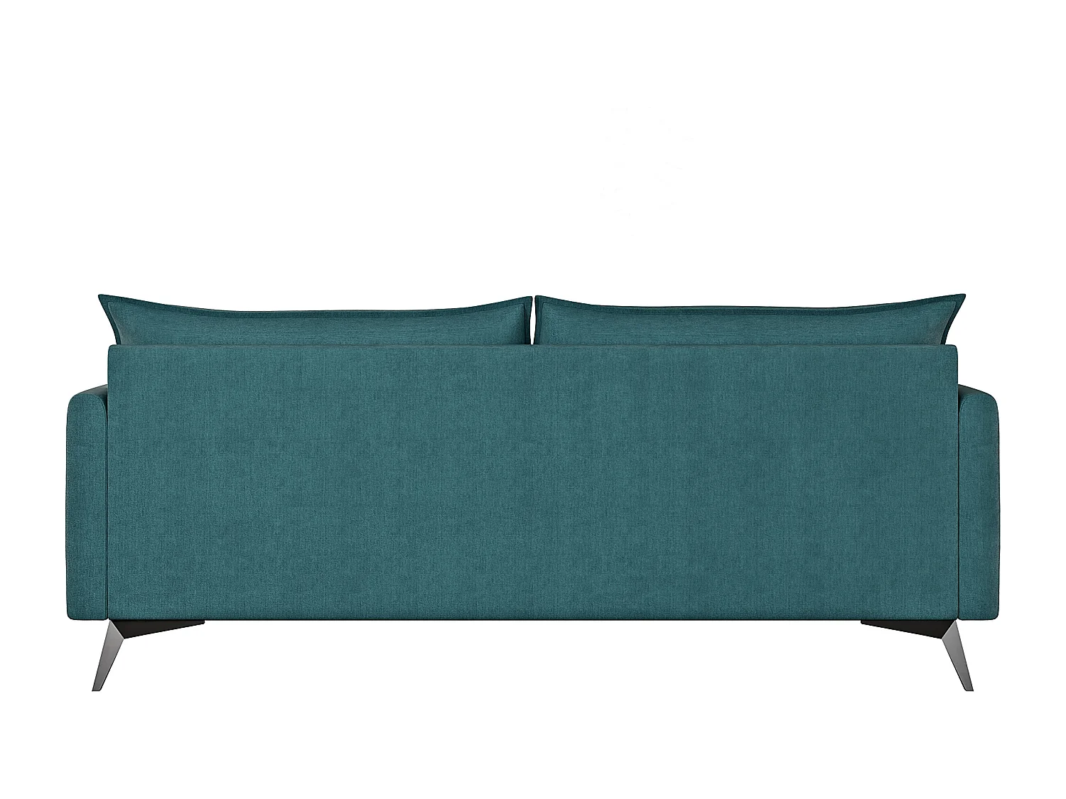 Modernes Sofa 3-Sitzer Harris mit Schwarz Metall Füßen