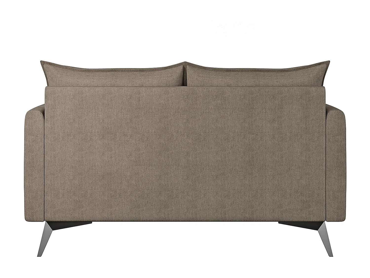 Modernes Sofa 2-Sitzer Harris mit Schwarz Metall Füßen