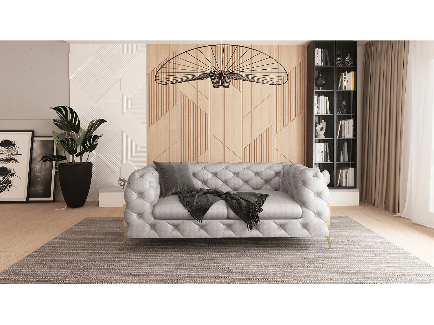 Chesterfield Remy Polstergarnitur 3+2+1