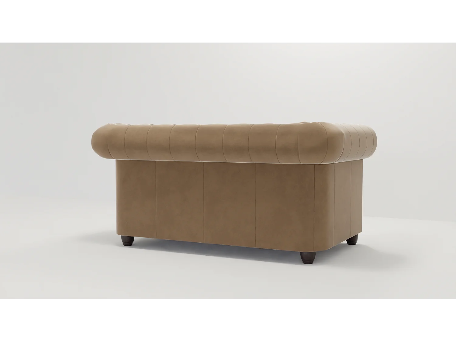 Chesterfield Liv Polstergarnitur 3+2+1 Samt Bezug