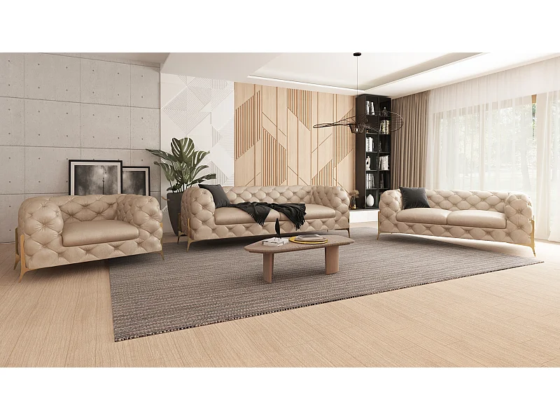 Chesterfield Remy Polstergarnitur 3+2+1