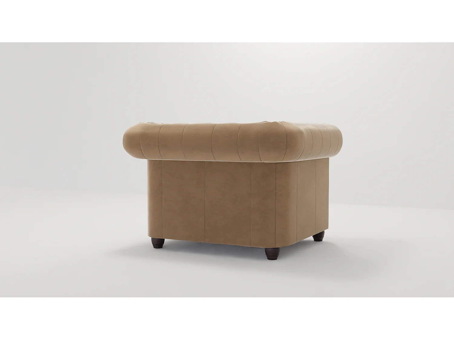 Liv Chesterfield Sessel Samt Bezug