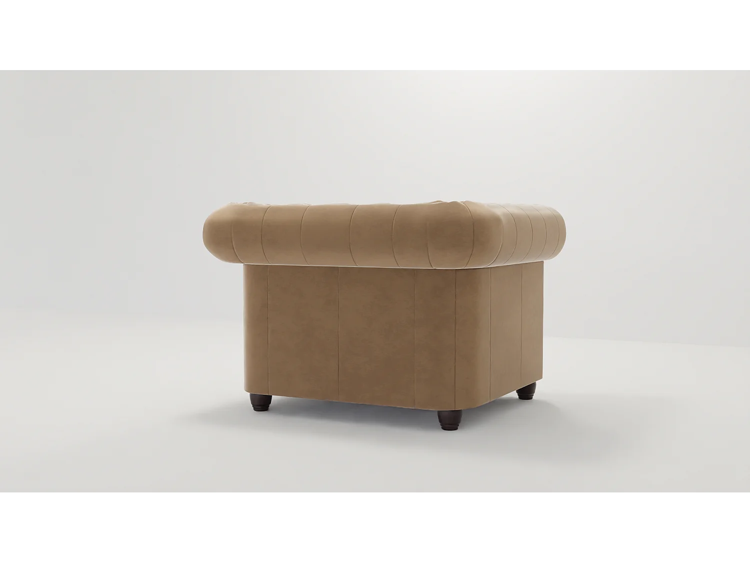 Liv Chesterfield Sessel Samt Bezug