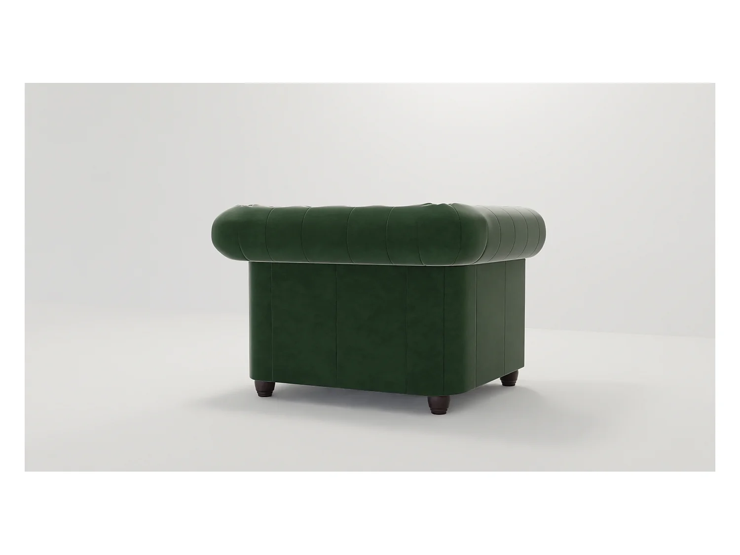 Liv Chesterfield Sessel Samt Bezug