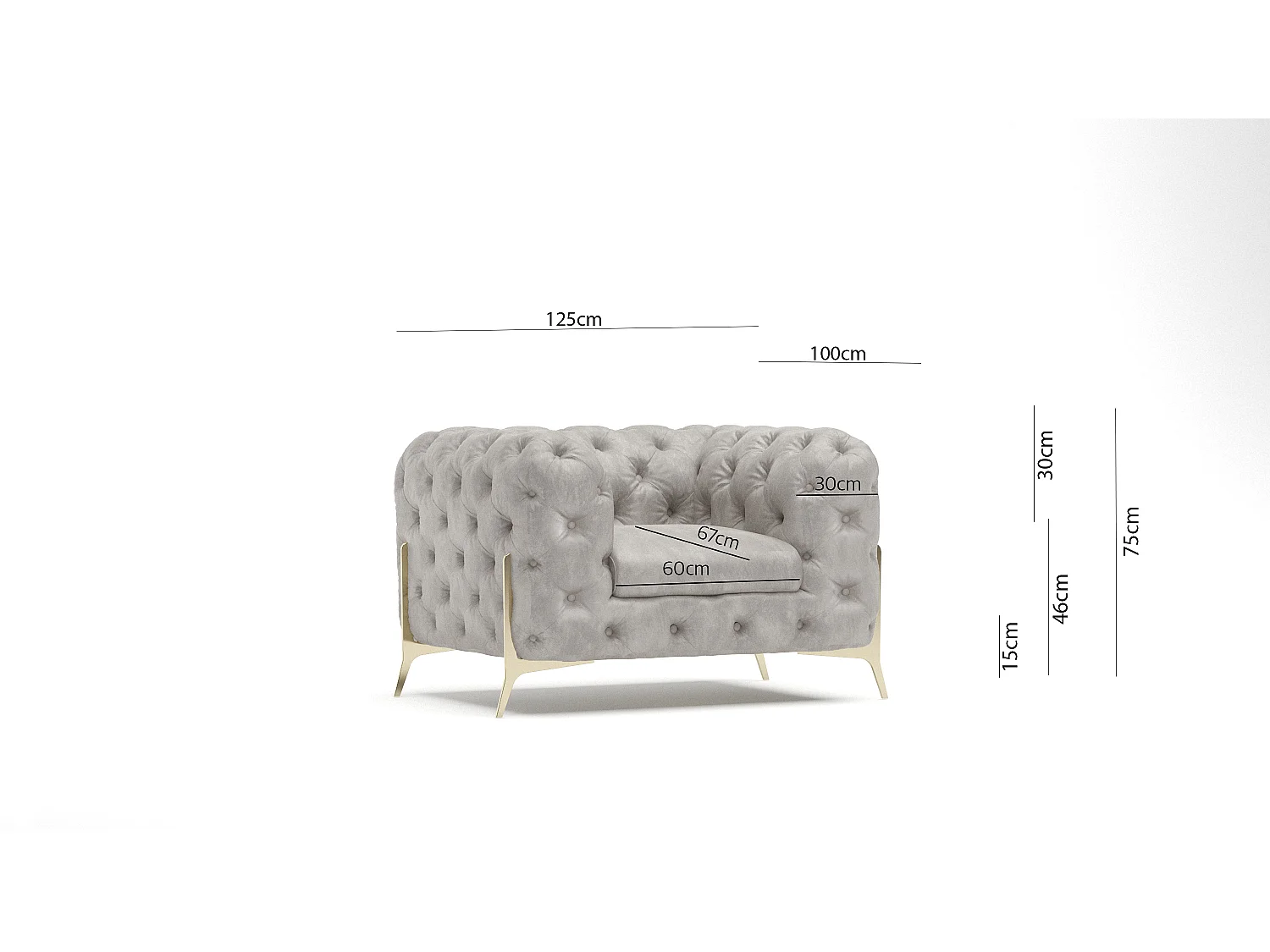 Remy Chesterfield Sessel