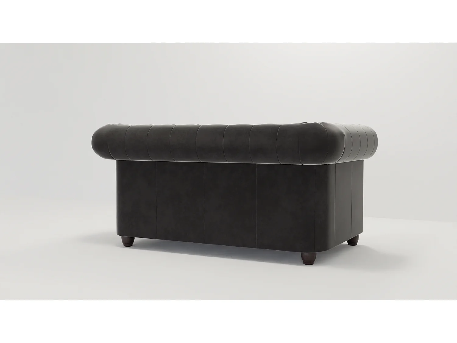 Liv 2-Sitzer Chesterfield Sofa mit Schlaffunktion Samt Bezug